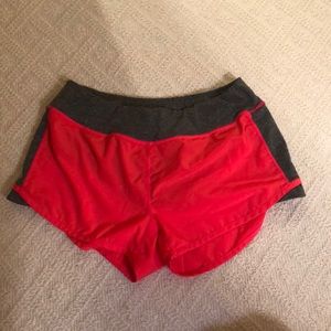 MPG Neon Pink and Gray Athletic Shorts